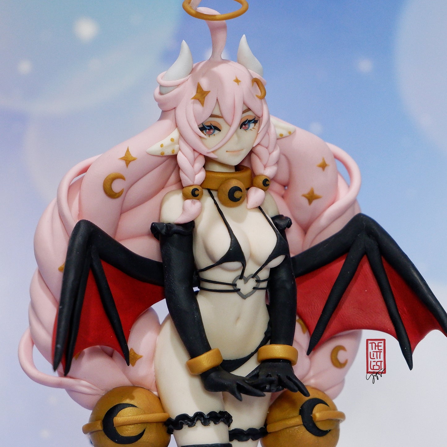 VTuber Rosebell_Art (Succubus Ver.) Handmade Clay Figure