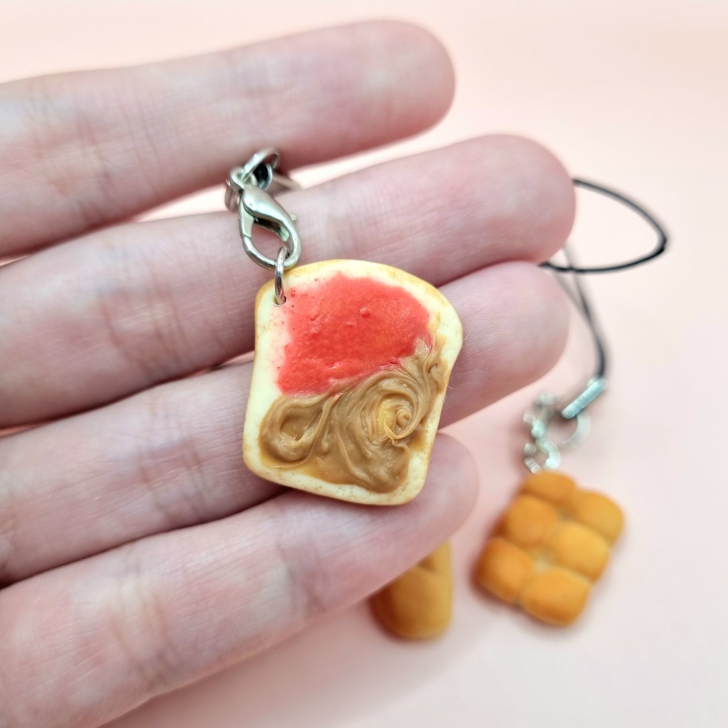 Bread Phone Charm and Keychain