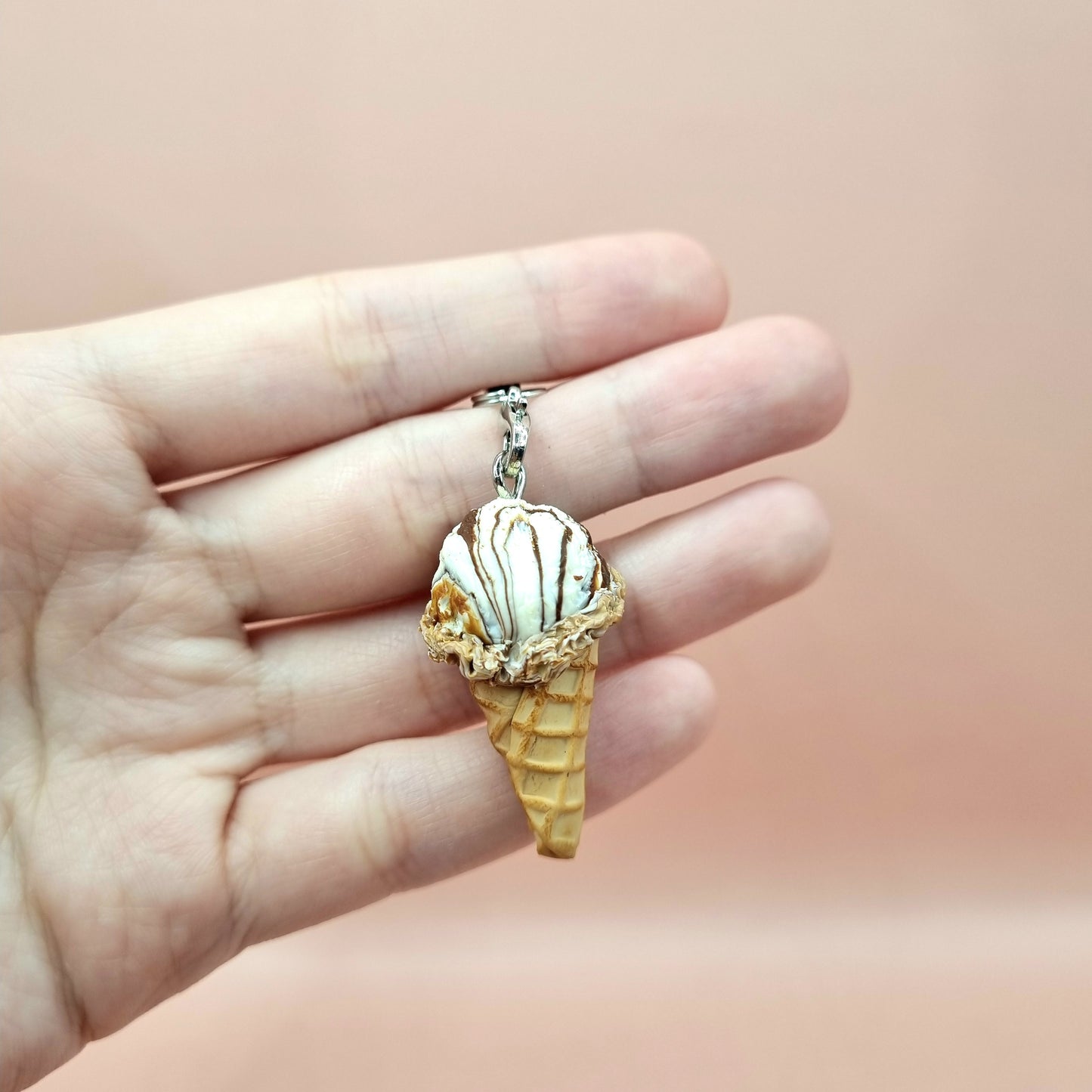 Ice cream cone Phone Charm and Keychain