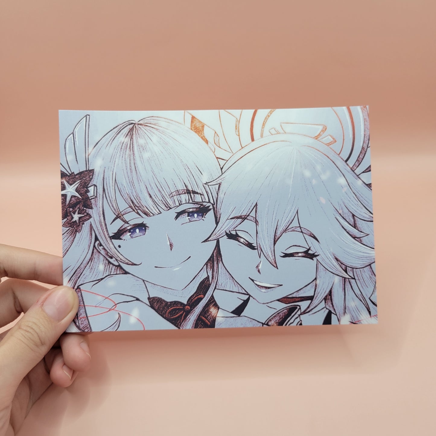 Ei and Yae Miko (EiMiko) (Genshin Impact) A6 Print