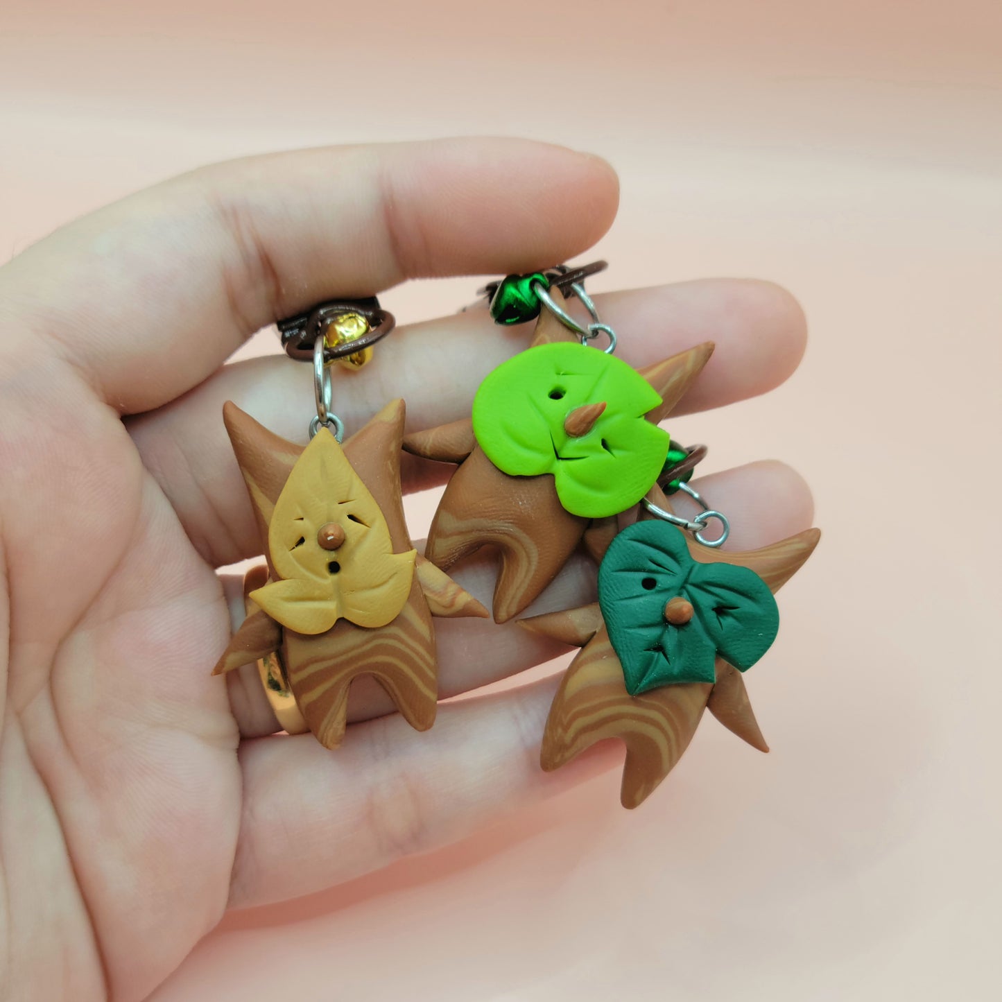 LoZ Korok Handmade Clay Keychain (Fan-Merch)