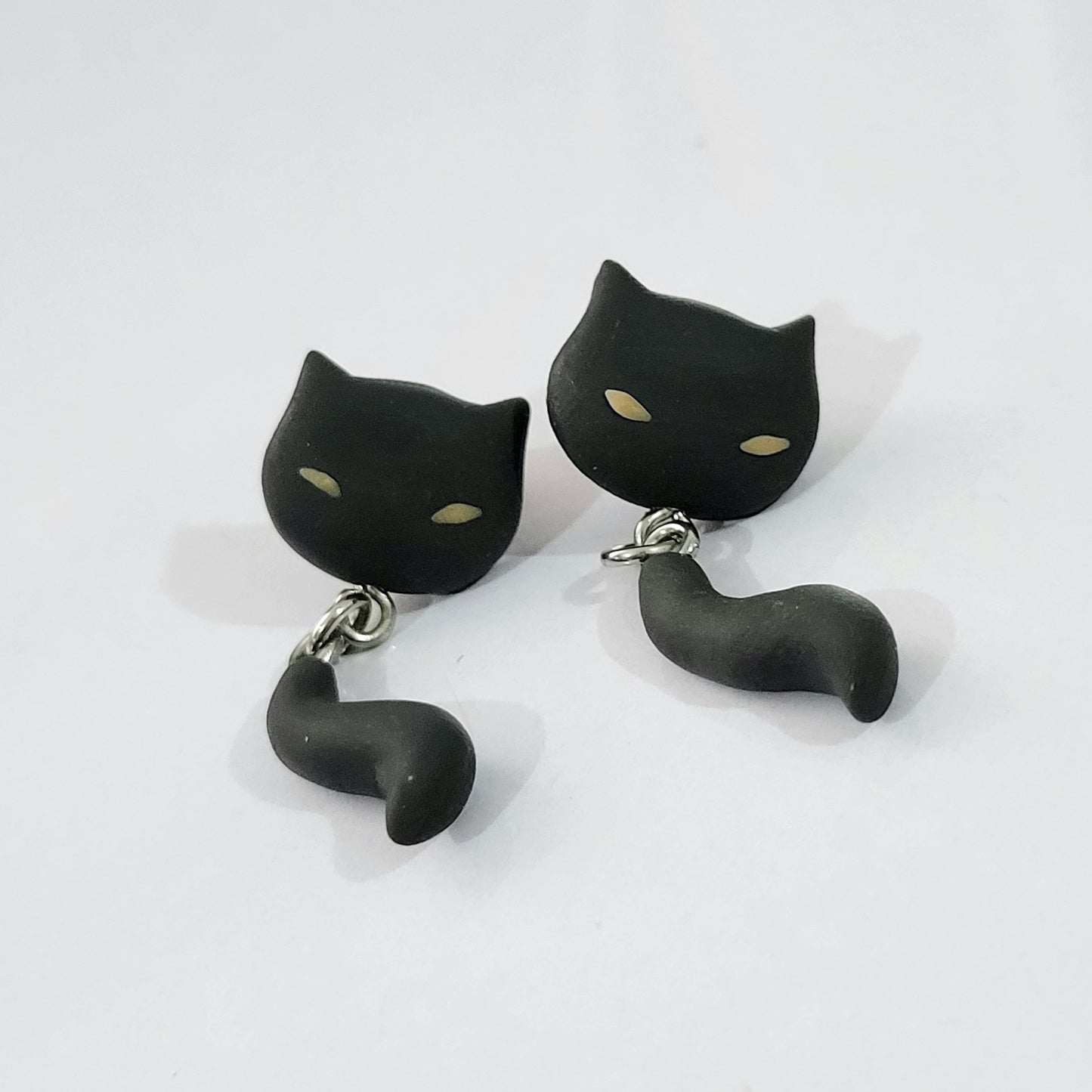 Animal Head Earrings - Handmade Clay Earrings