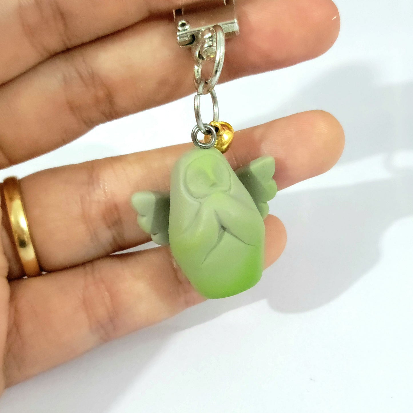 LoZ Goddess Hylia Statue Handmade Clay Keychain (Fan-Merch)