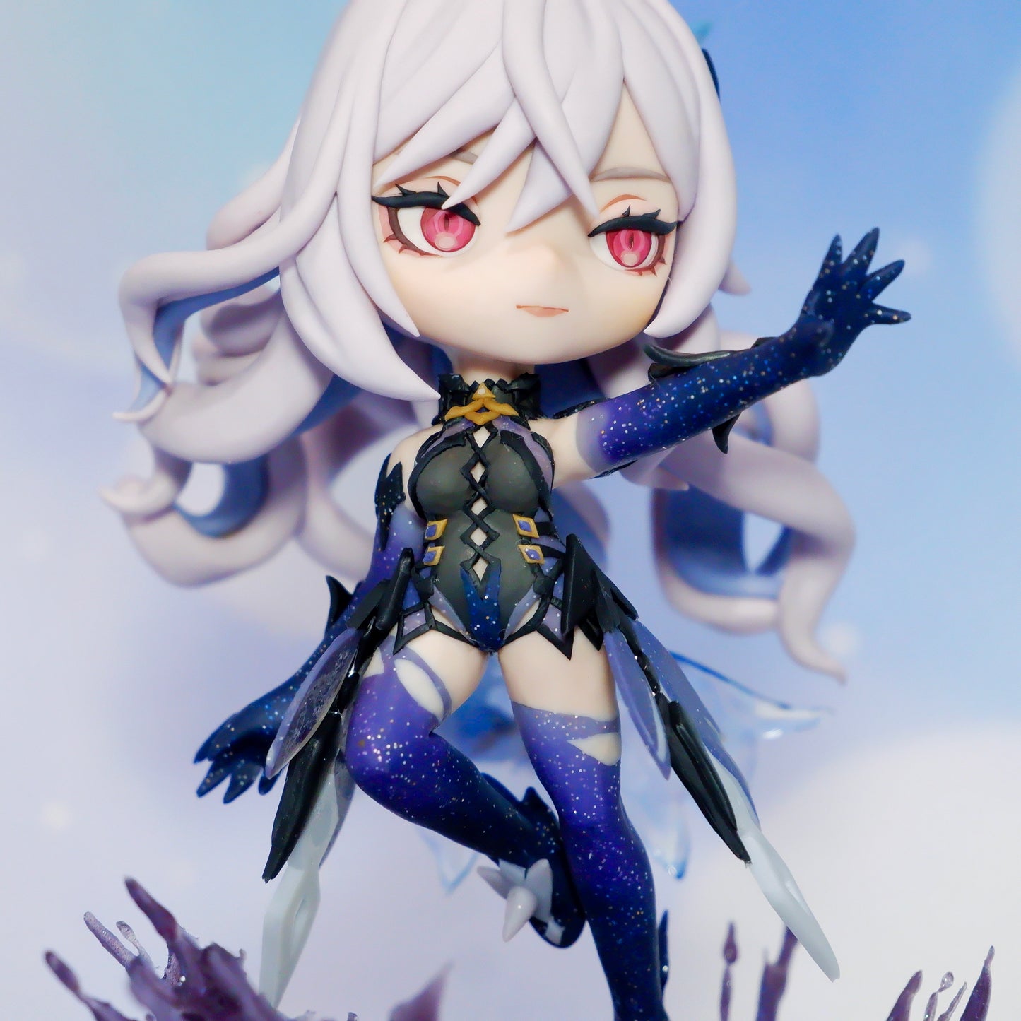 Genshin Impact Skirk (Full Prism Mode) Fan-made Chibi Figure