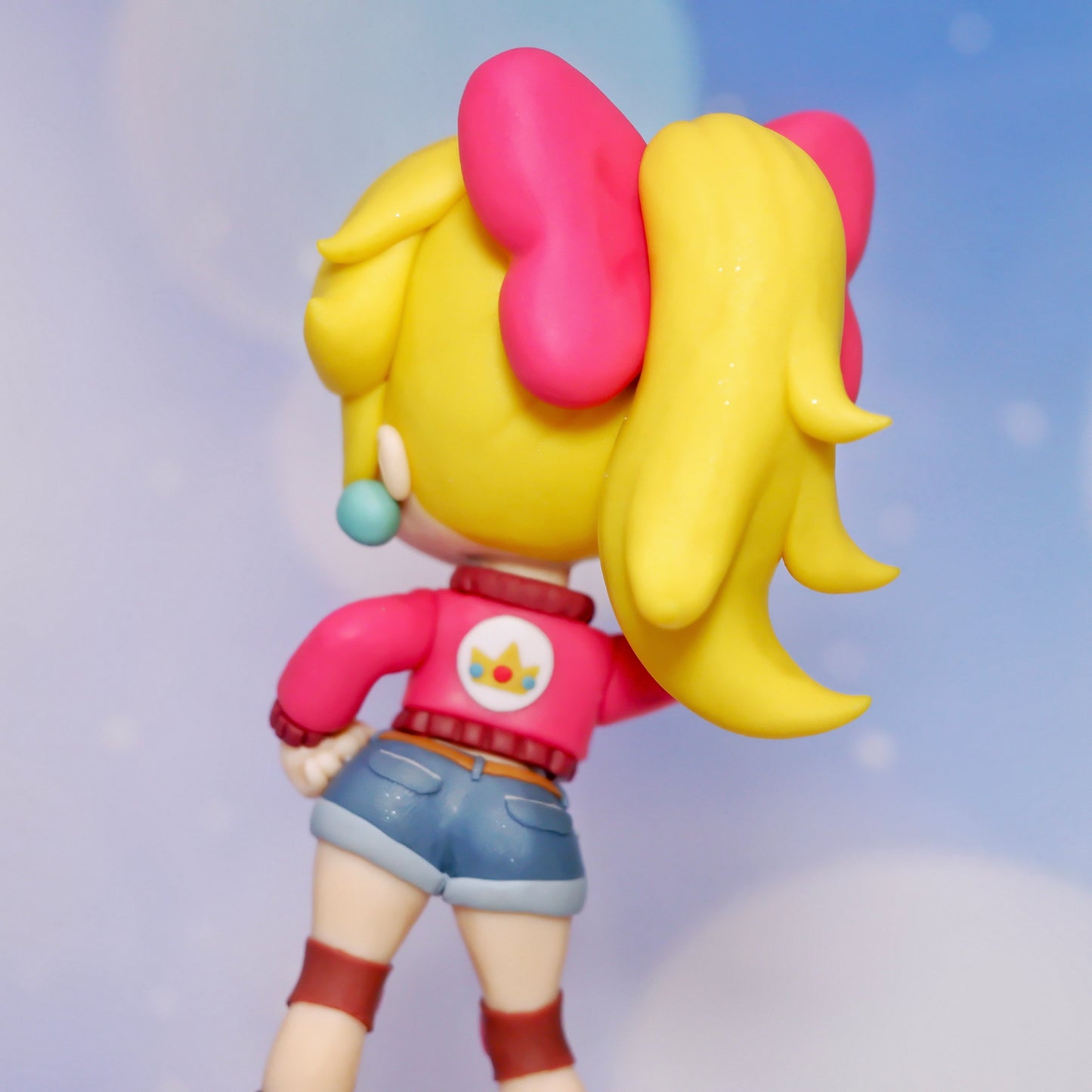 Mario Kart World Touring Peach Fan-made Chibi Figure