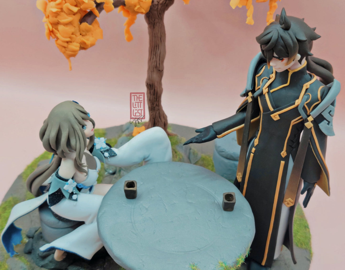 Genshin Impact Guizhong + Zhongli Fan-made Figurine