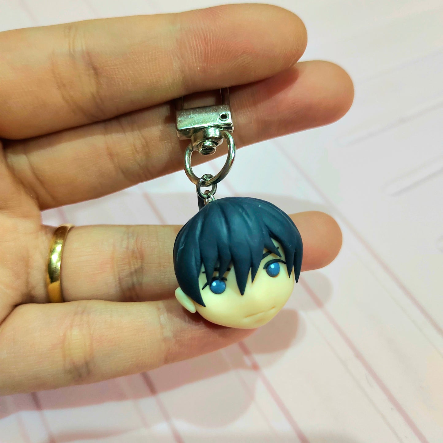 CSM Handmade Clay Head Keychain (Fan-Merch)
