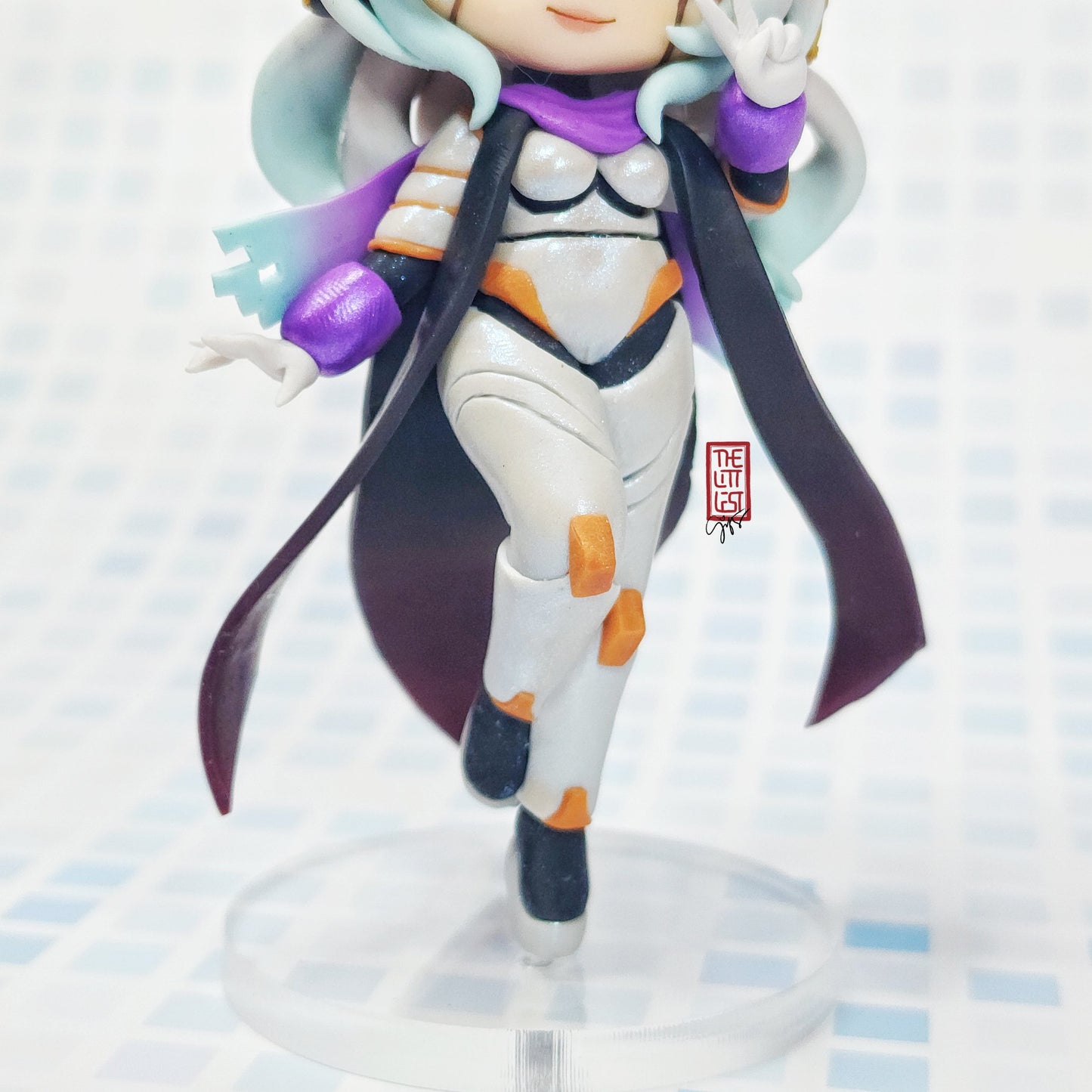 VTuber Female CyYu Chibi Handmade Clay Figure