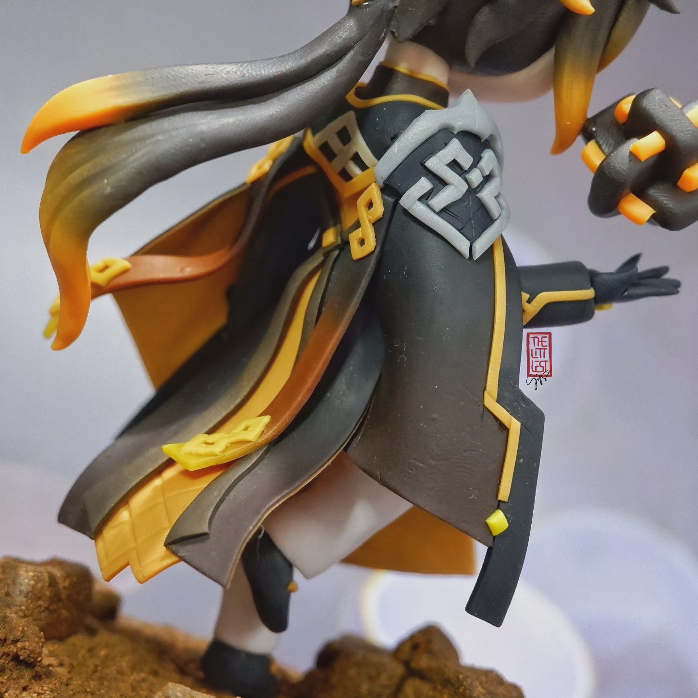 Genshin Impact Rex Lapis Zhongli Fan-made Chibi Figure