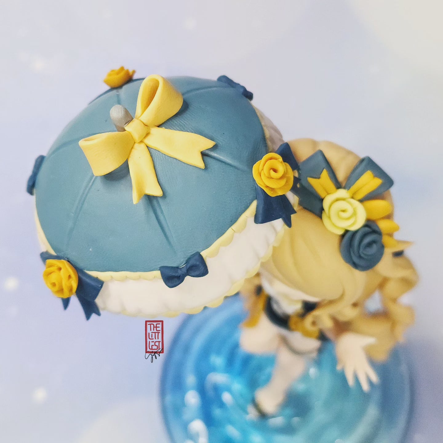 Genshin Impact Summer Navia Fan-made Chibi Figure