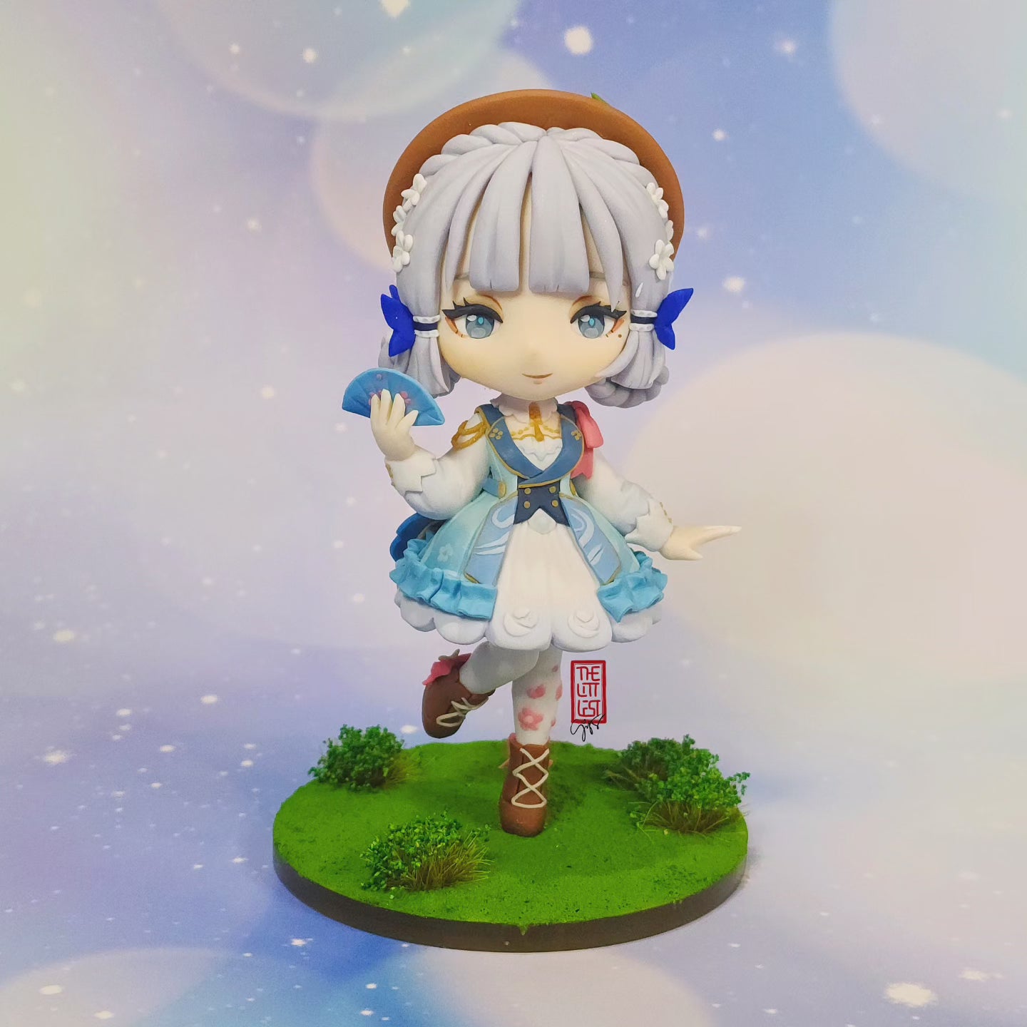 Genshin Impact Kamisato Ayaka Fan-made Chibi Figure