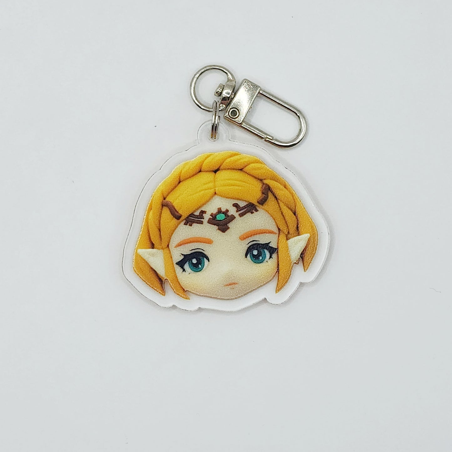 LoZ Zelda Head Acrylic Keychain