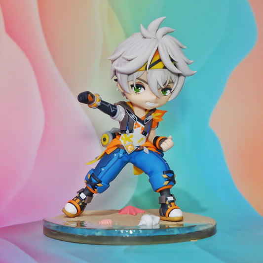Genshin Impact Bennett (Natlan Skin) Fan-made Chibi Figure