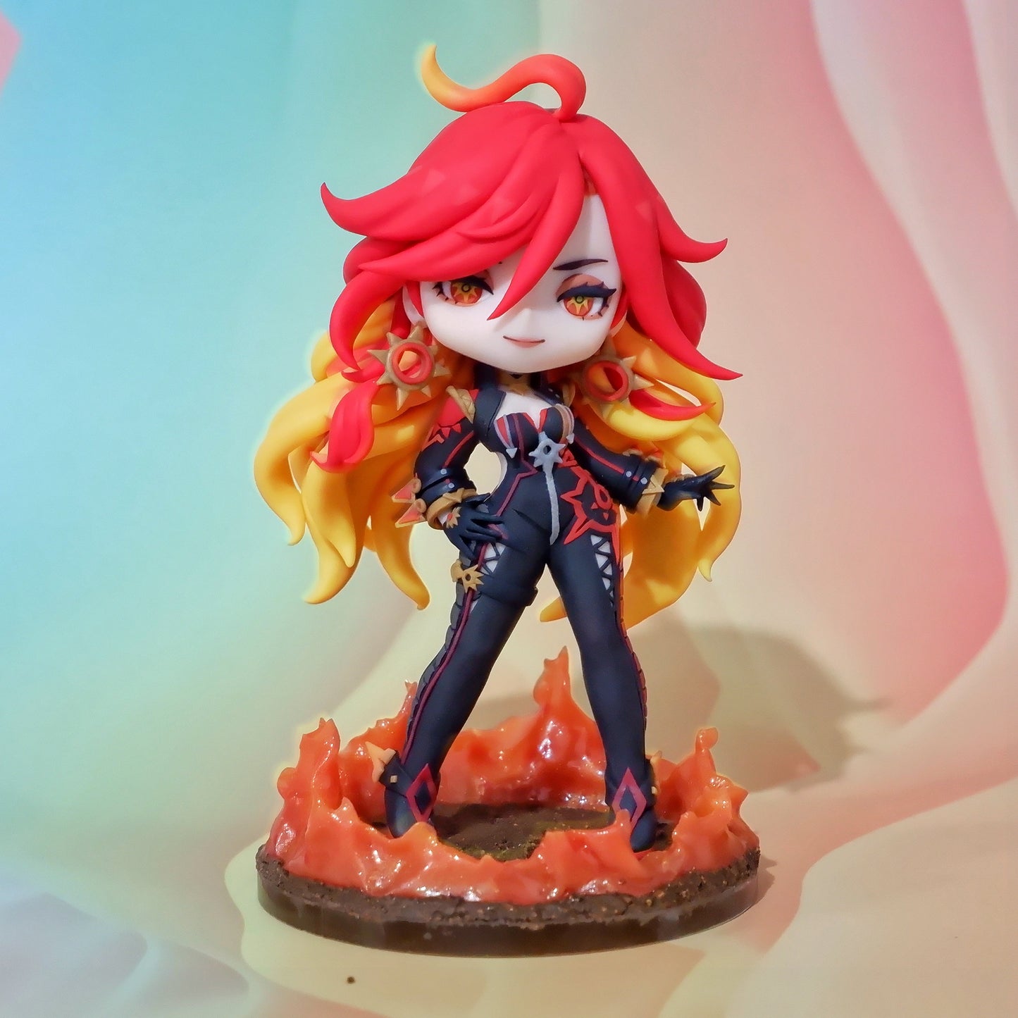 Genshin Impact Mavuika Fan-made Chibi Figure