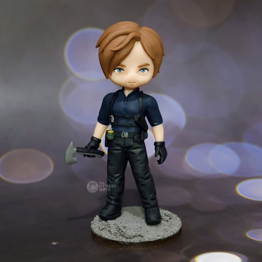 Leon S. Kennedy Resident Evil: Requiem Fan-made Chibi Figure