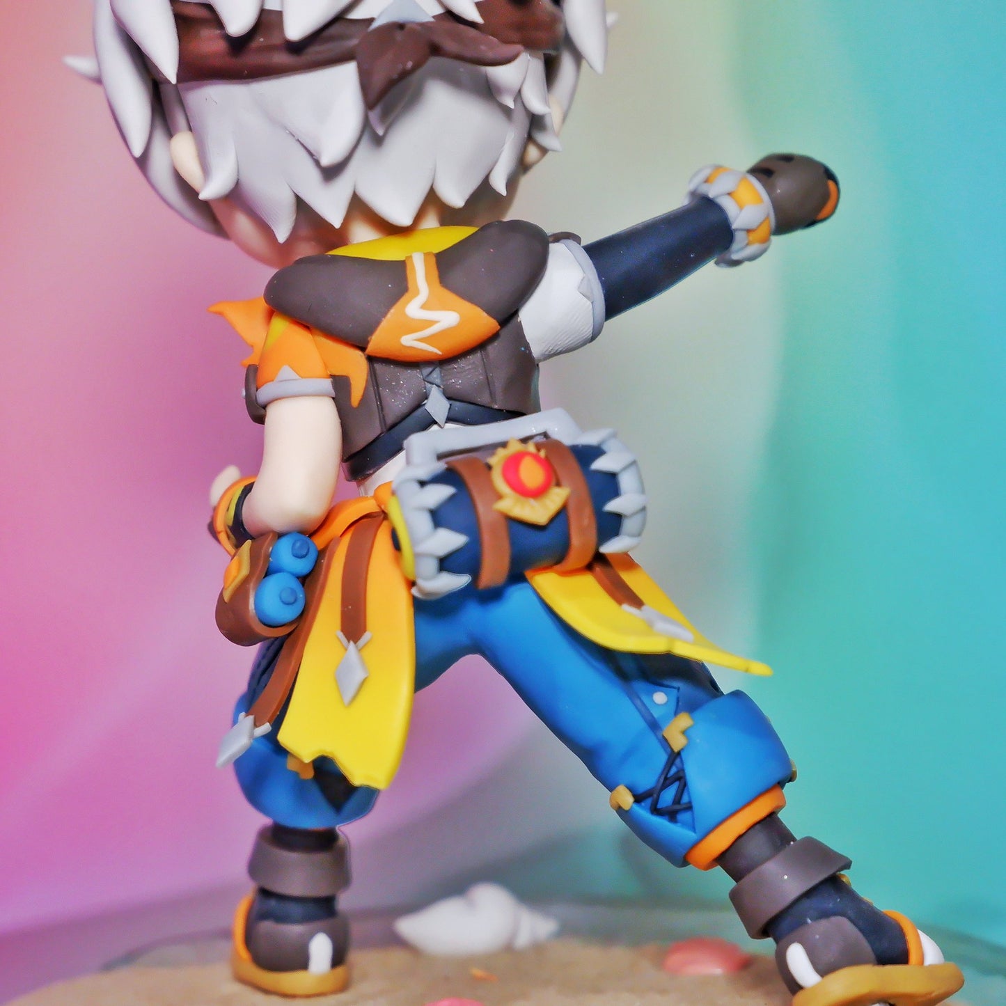 Genshin Impact Bennett (Natlan Skin) Fan-made Chibi Figure