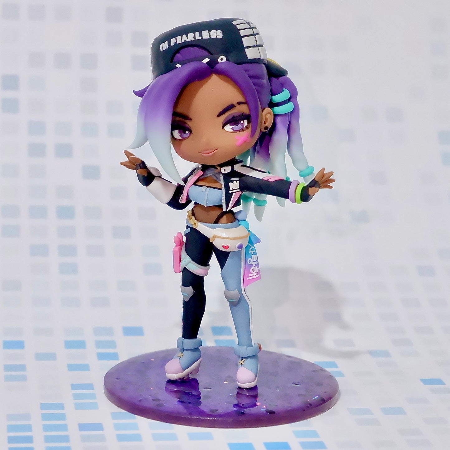 Sombra Antifragile Slay Star Overwatch 2 Fan-made Chibi Figure