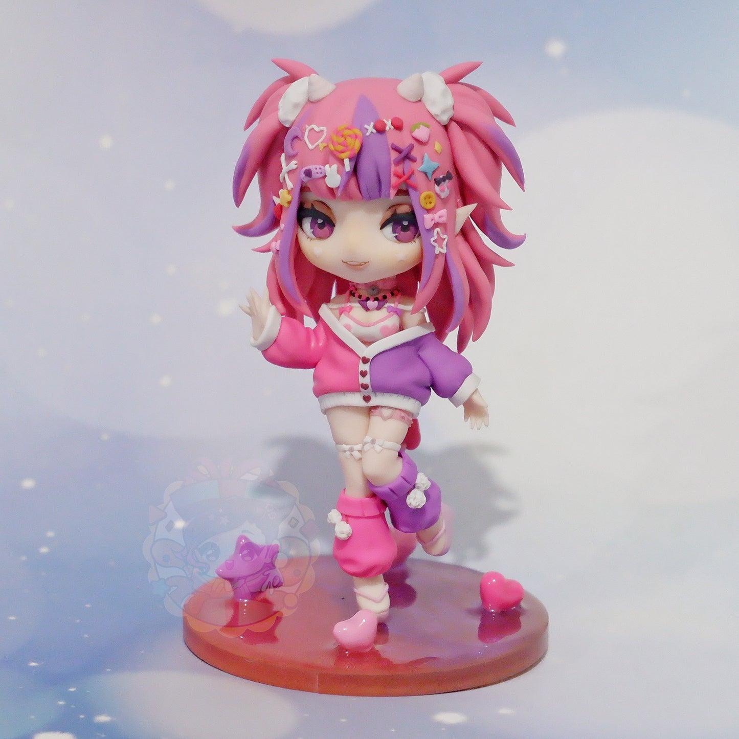 Decora Ironmouse VShojo VTuber Fan-made Chibi Figure