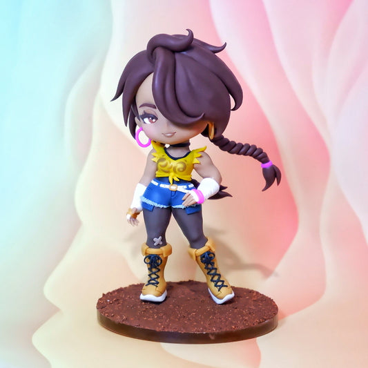 Race Ready Cinder Fortnite Fan-made Chibi Figure