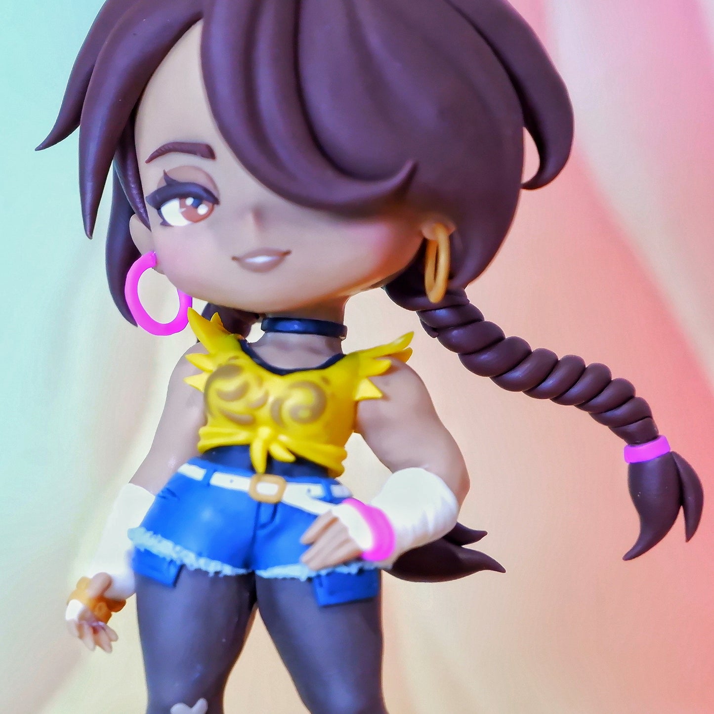 Race Ready Cinder Fortnite Fan-made Chibi Figure