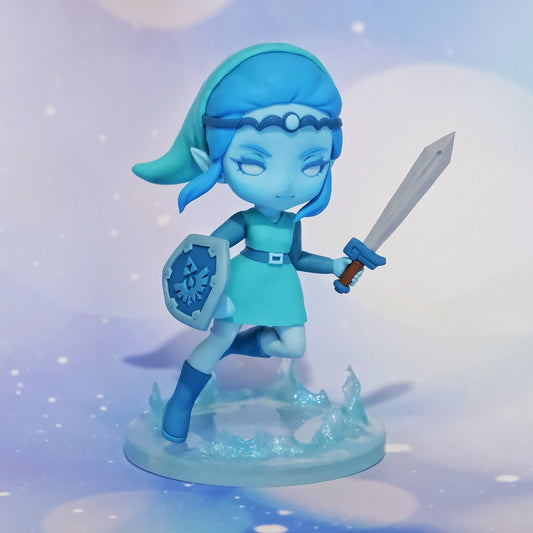 Swordfighter Zelda (Echoes of Wisdom) Fan-made Chibi Figure